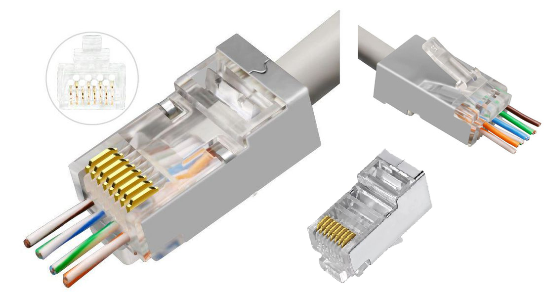 Connecteur Cat6 EZ FTP (10pcs)